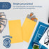 MOS #7 Coin Envelopes - 3-1/2" x 6-1/2" Gold Self-Seal Coin Envelopes #7 (550 Count) for Budgeting and Savings