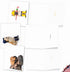 The Best Card Company 10 Assorted Dog Thank You Notes Box Set, 4 x 5.12 Inch with Envelopes (10 Designs, 1 Each)