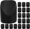 Veemoon 50pcs Black V-Shaped Plastic End Caps Folding Chair Leg Protectors Non-marring
