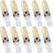 15 Watt T10 Wedge Base LED Light Bulb 2W 180lm, 3000K Warm White for Outdoor Landscape - 10 Pack