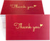 RXBC2011 100 Little Thank You Cards Gold Heart Design Bulk Thank you