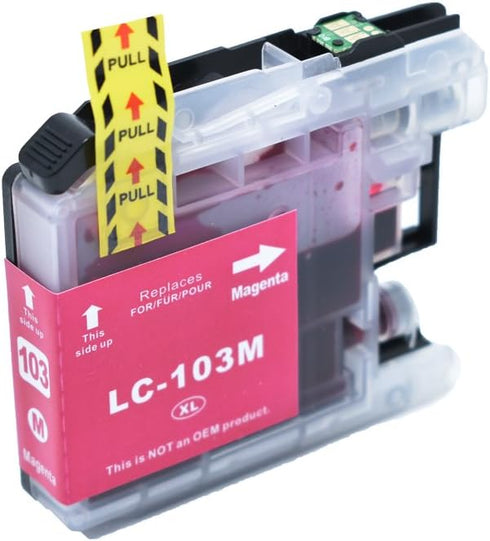 Luckytime Compatible Ink Cartridge Replacement for Brother LC103, 10-PACK for MFC J4310DW J4410DW J4510DW