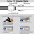 Malida 1/4 inch O.D. Quick Connector Ball Valve, Tube Fitting for RO Systems, Purifiers, Filters - Pack of 5