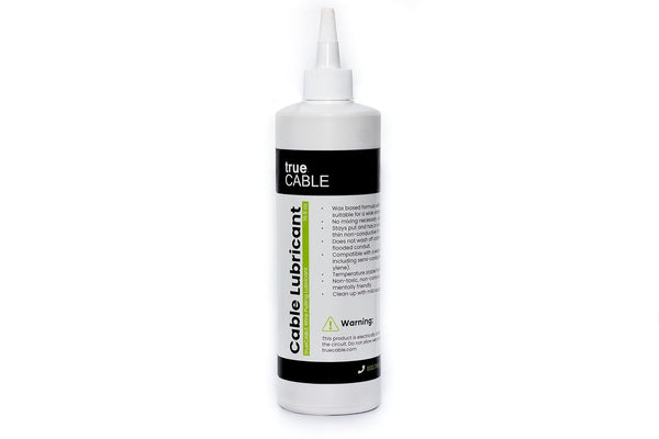 trueCABLE Synthetic Wax Wire and Cable Pulling Lubricant, 16.9 Ounce Squeeze Bottle