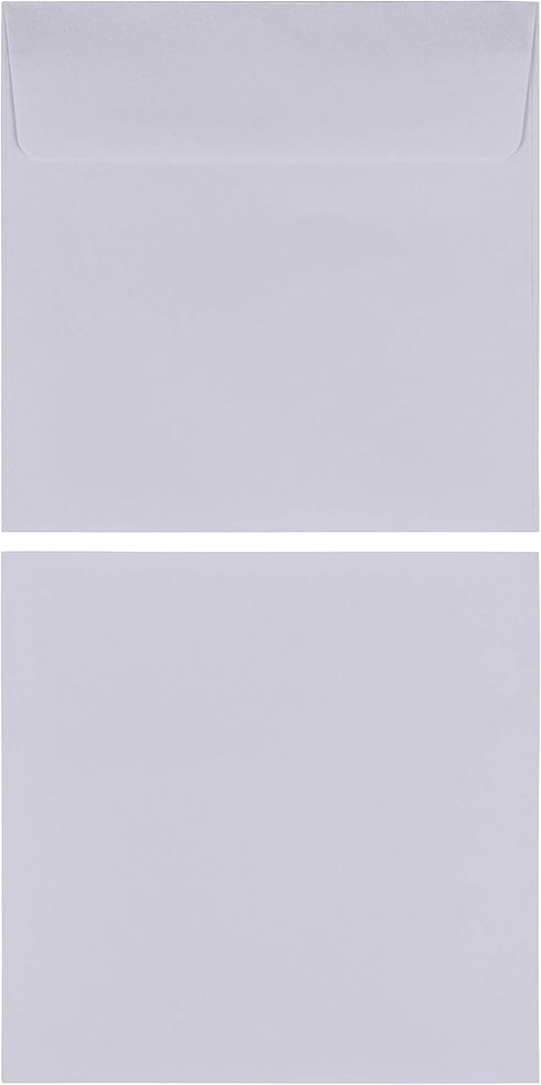 Juvale 60-Pack White Square Envelopes - 5.5 x 5.5 Square Flap Envelopes for Invitations, Announcements, Photos,