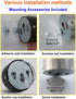 XDIAN 5W Finish,3000K COB LED Picture Light Plug in Wall Lamp Fixture,Adjustable Light Head Reading Lamp with Power