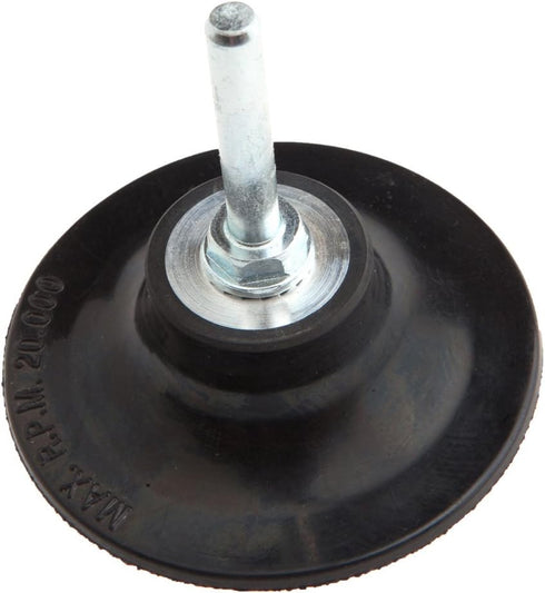 Forney 71915 Mini-Backing Pad with 1/4-Inch Shank, Quick Change, 3-Inch