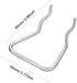 Pegboard Plier Holders, Stainless Steel Double Loop Pegboard Hooks Accessories Shelving Display Organizer Hooks for Shop Store Supermarket (30 Pieces) by Hotop