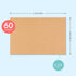 S&O 300gsm 4x6” Postcard Paper Cardstock, Set of 60 Blank Note Slips for Mailing and Art