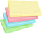 COLOGN 100 Count Colored Index Cards 3x5 Inch Ruled Flashcards Notecards 4 Color