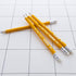 BAZIC Pencil Wood Pre-Sharpened #2 HB Jumbo Pencils - Premium Yellow Pencils for School Office (4/Pack), 2-Packs