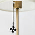 Ymapinc 2pcs 13inch Bulb Ceiling Fan Pull Chain Ornaments, Black Fan Pulls Decorative Chain for Ceiling Light, Extender