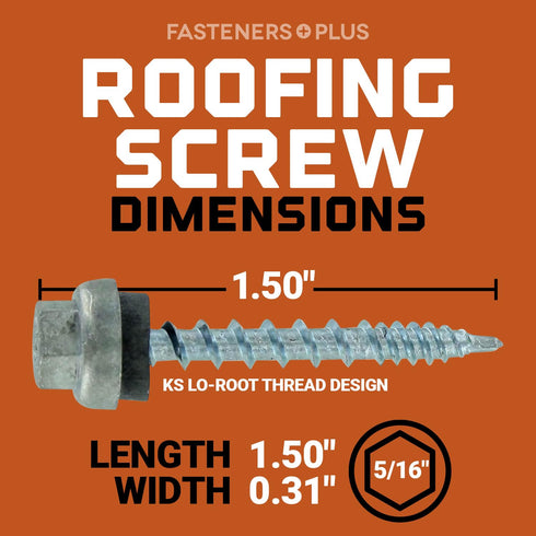 ST Fastening Maxx SteelBinder: #12 x 1" Galvanized Screws with EPDM Rubber Washer, 250-Count