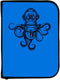 Innovative Scuba Concepts Dive Log Book with Insert Accessories, Blue Octopus