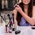 Clear Acrylic Pen Holder - Modern Desk Organizer for School, Home, and Office, Makeup Brush Storage