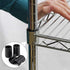 8 Pcs Wire Shelving Shelf Lock Clips, 4 Pairs of Shelving Sleeves Replacements for Wire Shelving System