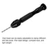 uxcell 26pcs Pin Vise Hand Drill Bit Set, 0.5mm-3.0mm Micro Mini Twist Drill Bits for Metal Wood Plastic DIY