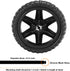 5 Inch, 4 Pack uxcell Shopping Cart Wheels Replacement Rubber Foaming Shopping Bag Trolley Wheel Repair for Folding