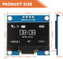 JAMHER 1.3 Inch I2C 128x64 Wire(1Pack IIC OLED Display Module Pixel Mini Self-Luminous Display Screen Board for Arduino