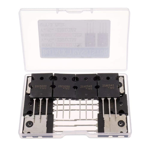 BOJACK 5 Pairs 2SA1943 2SC5200 Amplifier Transistor PNP NPN High Power Audio Silicon Transistor TO-3PL (Pack of 10 pcs)