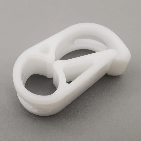 10PCS Unadjustable Plastic Tubing Clamps - Flow Control Shut Off Tube Clip for Laboratory