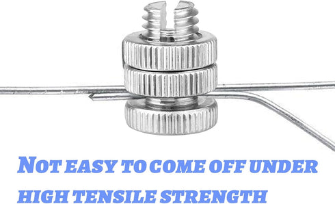 20 Pieces Aluminium Alloy Split Bolt Joint Clamp Wire Connector for Electric Fence