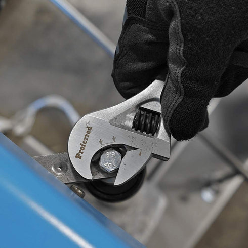 Proferred T09002 8" Ratcheting Adjustable Wrench, Matte Finish