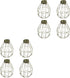 Bulb 8 Pack Bulb Bulbs DOITOOL Metal Lamp Guard: Vintage Light Cage Guard Hanging Lamp Covers Metal Cover for Pendant