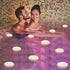 PUNPUBA 36pack 3 100+ Flameless Led Floating Candles, Plastic Tealights Battery Operated Flickering Hour Waterproof