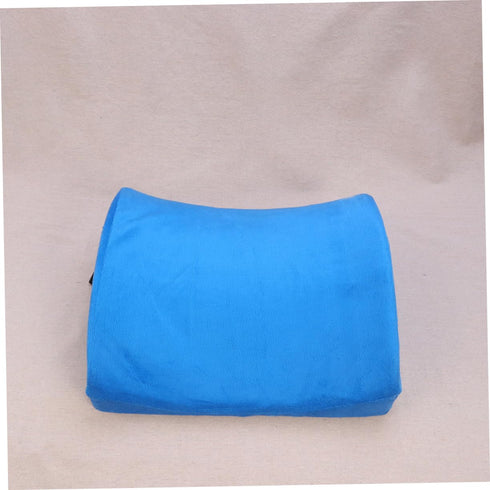 Lumbar Support Pillow Thick Memory Back Cushion for Office and Home Use Alleviates Blue Color Ergonomic Design