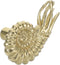Elegant Vintage Brass Knobs Solid Brass Nautilus Handles for Cabinets Bedside Tables