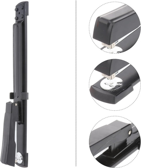 Tofficu Desktop Stapler - One Finger Stapler, Standard Reach for School Stationary and Book Binding