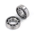 XIKE 2 Pcs 6900 C3 Deep Groove Bearing 10x22x6mm,Chrome Steel Open C3 Clearance Bearing for Industrial Wheels,Pump and Gear Equipment.