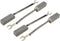 uxcell 4Pcs Carbon Brushes, 32mmx10mmx10mm Graphite for Electric Motor and Power Tool Replacement Parts