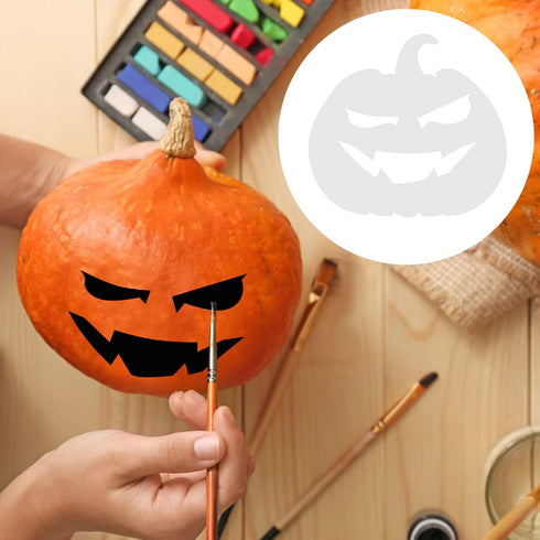 28 pcs Halloween Stencils by lyfLux - Pumpkin Carving and Painting Stencils for DIY Artistic Creation