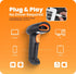 helett HT20 2.4GHz 2D 1D Wireless & Barcode Scanner (QR Code & Barcode) Wired & Wireless(Rechargeable) Connectivity |