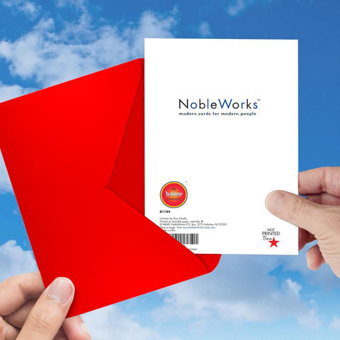 NobleWorks 12 Boxed Adult Christmas Cards with Envelopes, Hilarious Holiday Greetings, Silent Night