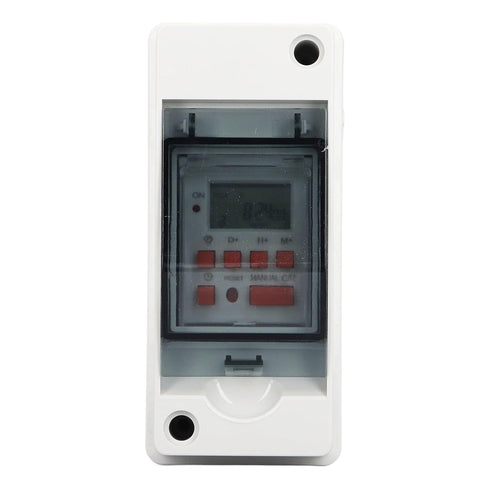 7 40A 120 277VAC 20 Day Digital Timer Power Switch Schedules Built-in Battery for Water Heater, Pool Pump, SPA System