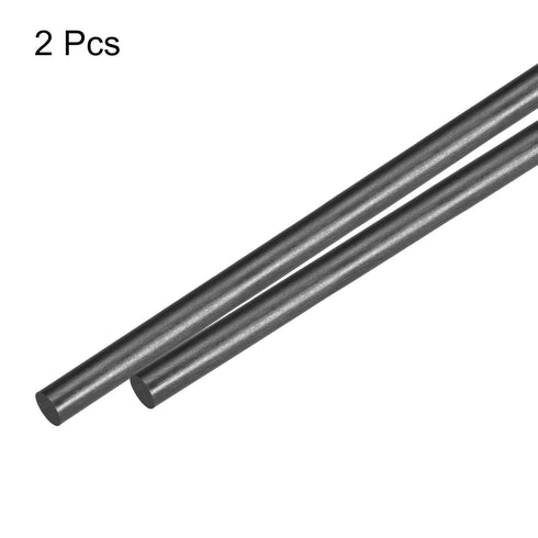 MECCANIXITY 2 Pcs Carbon Fiber Rod, 7mm x 420mm Matte Pole Rod for DIY Tool, RC Plane Wing Tube Quadcopter Arm