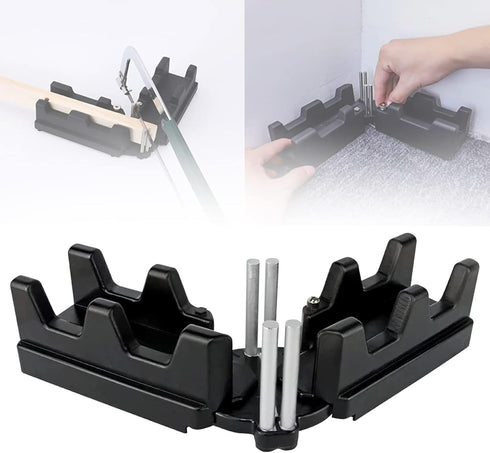 2-in-1 Mitre Measuring Cutting Tool for Home Improvement, Sawing Mitre Angles, Professional Woodworking