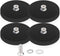 4Pack Rubber Coated Neodymium Magnets, 30LBS Mounting Magnets, Heavy Duty, Anti-Scratch, M4