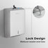 Commercial PaperTowel Holder Dispenser Wall Mount,Stainless Steel Bathroom Paper Towel Holder,Toilet Paper Napkin
