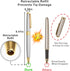 Cambond Ballpoint Pens, Black Ink Pens - Gold Bulk Gift for Men Women, 3 Pens with 3 Refills
