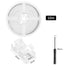 RGBZONE 10pcs 2-Pin 8mm LED Strip to Wire Connectors and 10m/32.8ft 2 Pin Extension Wire for Waterproof or Non-Waterproof Single Color LED Strip Lights(IP20/IP65)