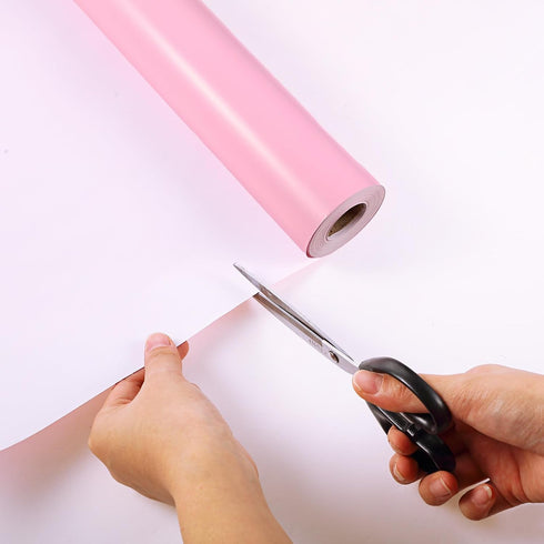 Tenceur Bulletin Board Paper 24 Inch x 100ft, Fade Resistant Pink Paper Roll for Classroom Decor (Sweet Pink Style).