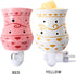 TTJ Plug-in Wax Warmer, Ceramic Fragrance Lamp with Golden Pattern, Night Light Function for Home Decor, Ideal for Wax