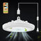 HOXIYA Plug in Ceiling Fan With Light with 19.68ft Long Plug Cord