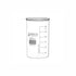 Eisco 12PK Tall Form Beakers Without Spout, 150mL Graduated Borosilicate Glass Berzelius Beaker