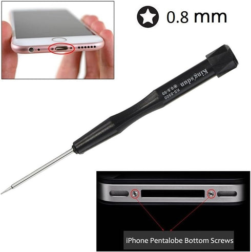 Set of 3 Pentalobe Screwdrivers, Uacen 5 Point Precision Screwdriver Set for Apple Repair