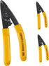 3 pcs CFS-3 Fiber Optic Stripper, 3 Port Hole Fiber Optic Stripping Tool with 6" Handle